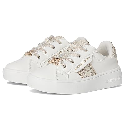 MICHAEL Michael Kors Kids Jem Maxine (Big Kid/Toddler) Girls Shoes White/Pale Gold
