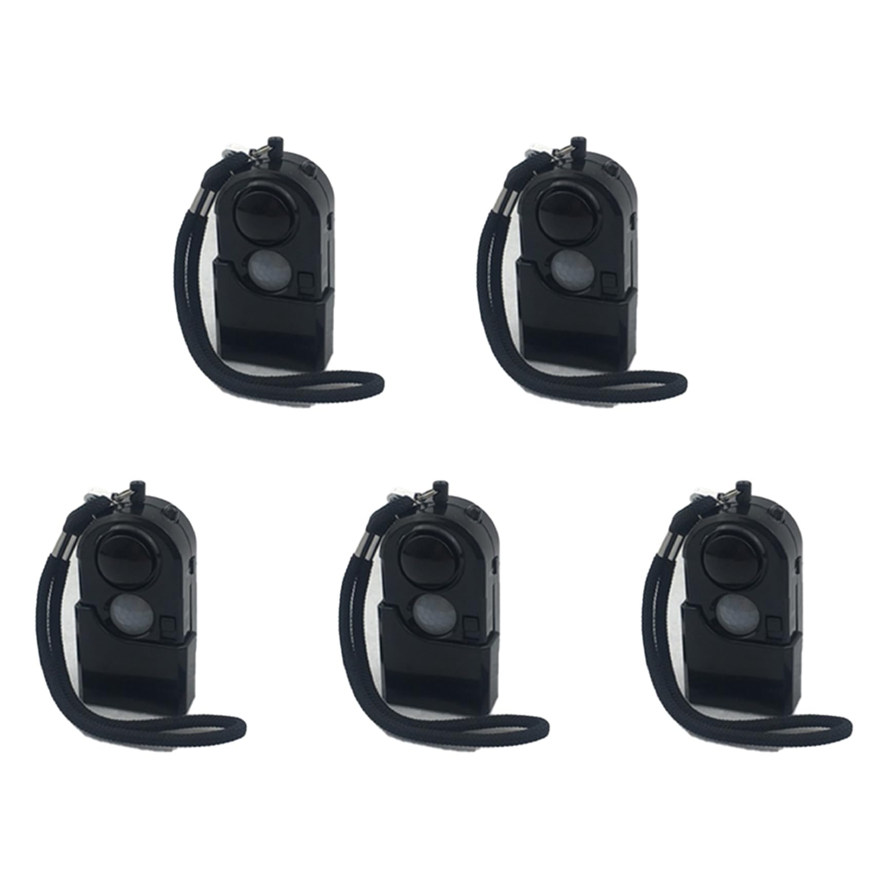 Hfgdnchva 5X Camping Travel Portable Mini Pir Infrared Motion Sensor Detector Alarm 120Db Wireless Home Security Anti-Theft