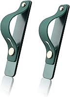 Vista 13 de Correa de agarre para teléfono celular extraíble y reutilizable, soporte telescópico para el dedo, soporte universal de silicona para teléfono y Lila