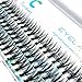 Produktbild ICYCHEER Makeup Einzelne Cluster-Wimpern, die falsche Wimpern pfropfen 8-12 mm 0.07/0.10 (010C, 10mm)