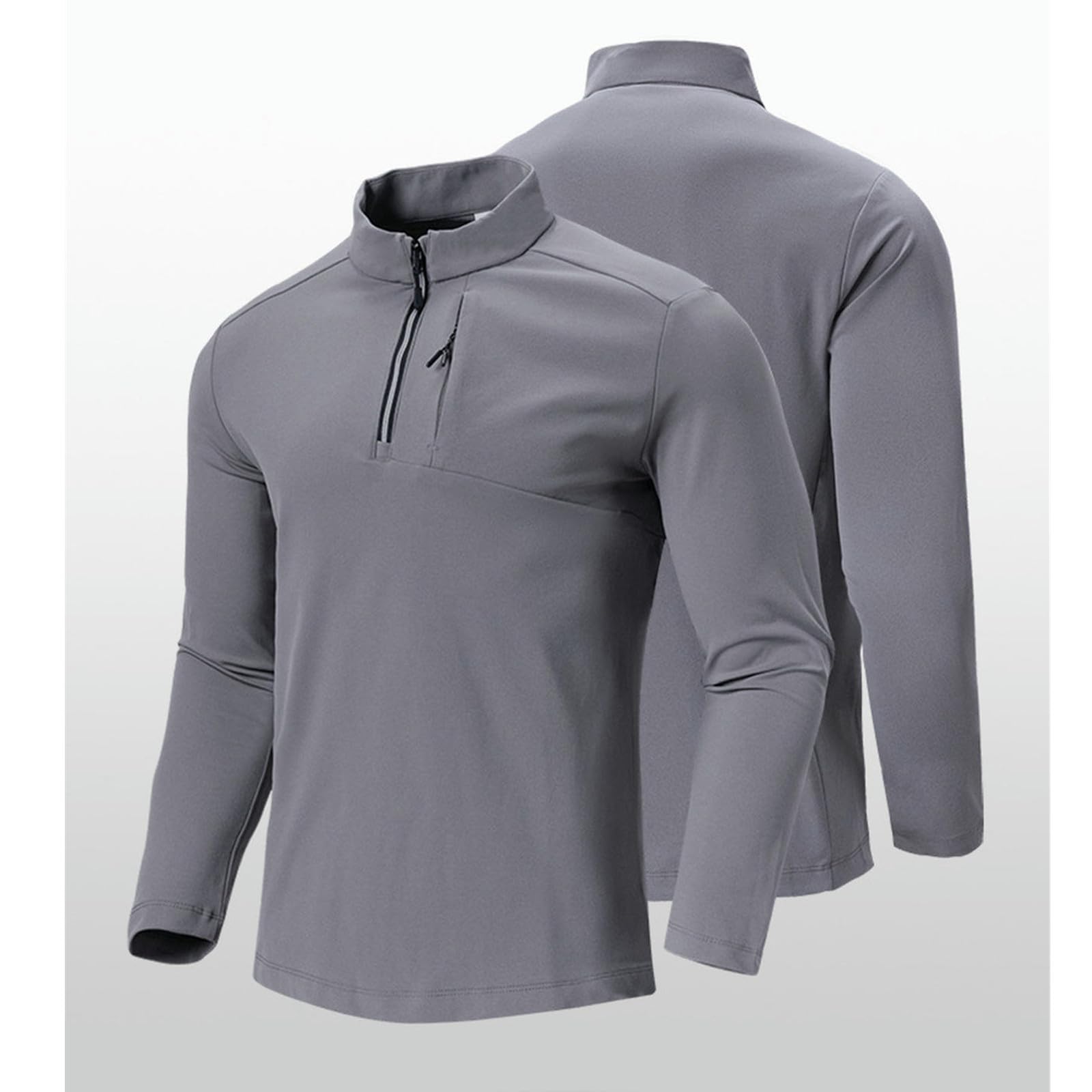 męskie koszulki sportowe wiosenne i jesienne koszulki sportowe do biegania i fitnessu szybkoschnące ubrania Thin Fleece All-Match Topy