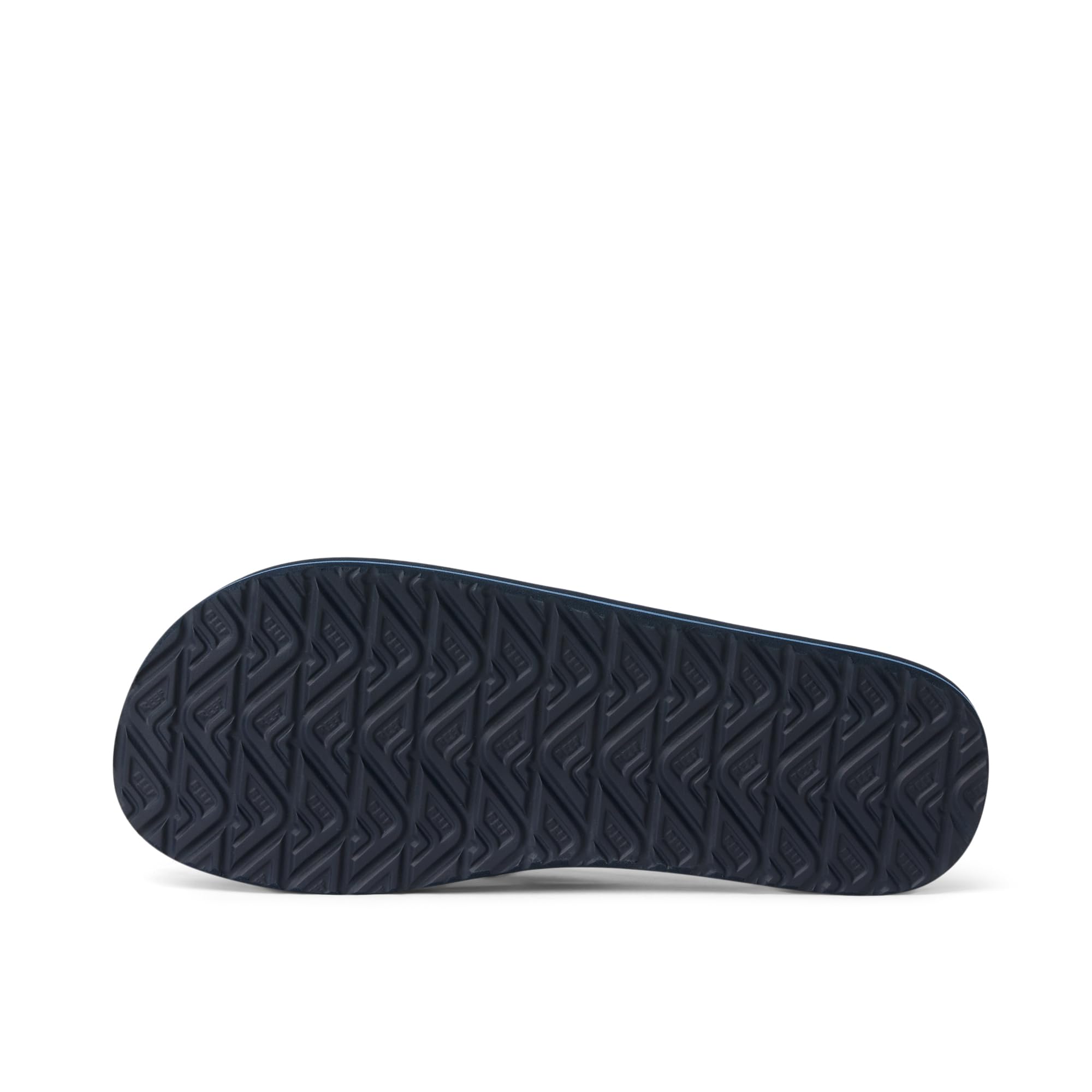 REEF Twinpin - Chanclas de playa para hombre, plantilla acolchada suave, resistentes al agua, Gris/Azul marino, 47 EU