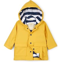 Hatley Baby Boys Printed Raincoats Outerwear, Yellow, 12-18 Months