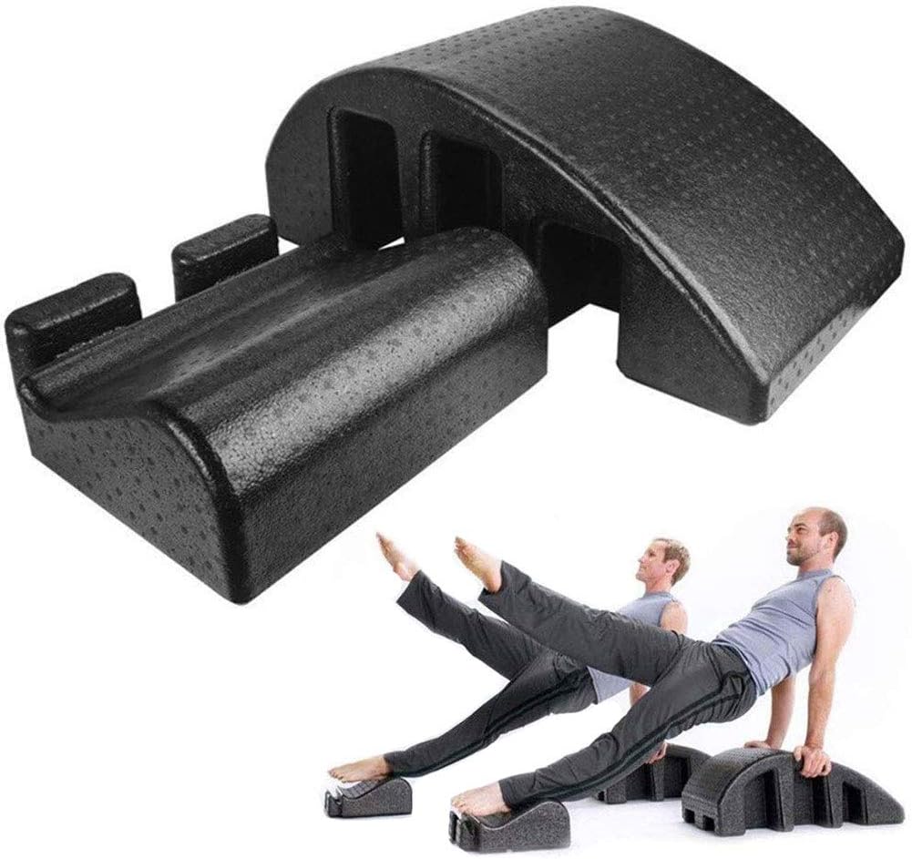 LFSTYPilates Spinal Aligner, Multi-Function Pilates Arc Pula Arc Massage Bed Massage Table Spine Orthosis Spine Alignment Back Pain Relief Back Curve Pilates Spine Corrector Health Foam Balanced Body