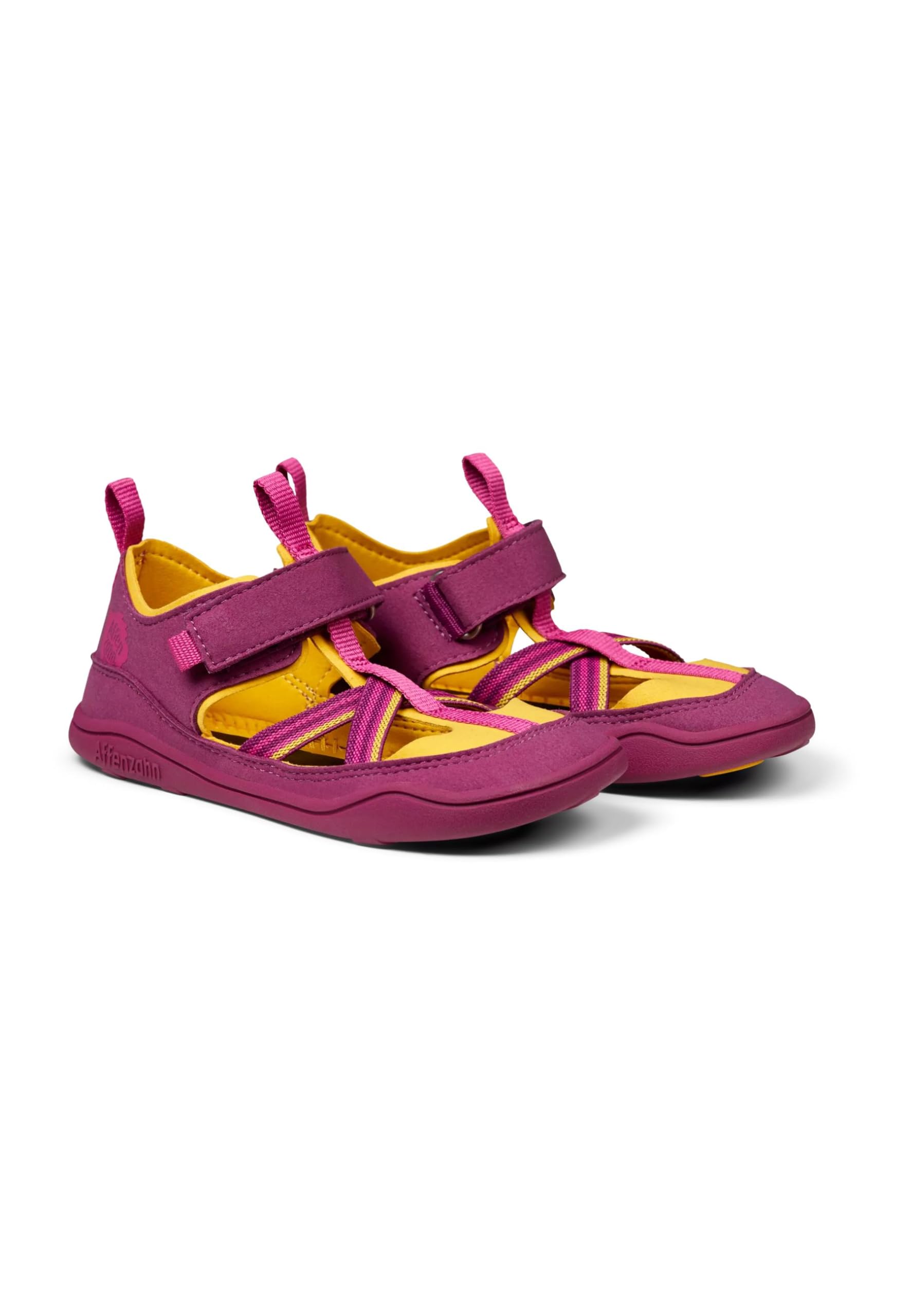 Affenzahn Sandalo Vegano Breezy con Chiusura in Strappo Puntale Antiscivolo Flessibile ventilata Leggera per L'Estate, Taglia 21-32