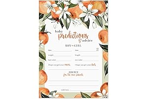 Cutie on the Way Baby Prediction Cards
