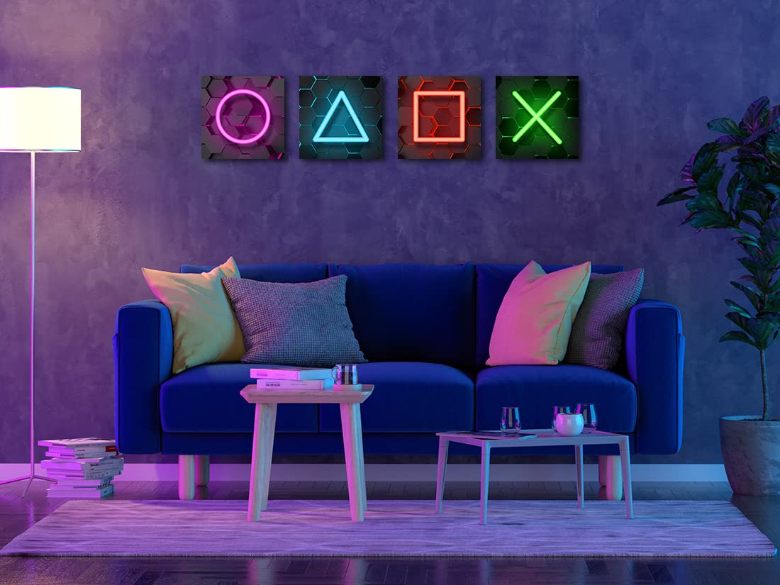 Carta da parati decorativa per sala giochi, murale, decorazione per videogiocatori, sala giochi per adolescenti, bambini, videogiochi, moderna, autoadesiva, staccabile e decorativa. - Italia