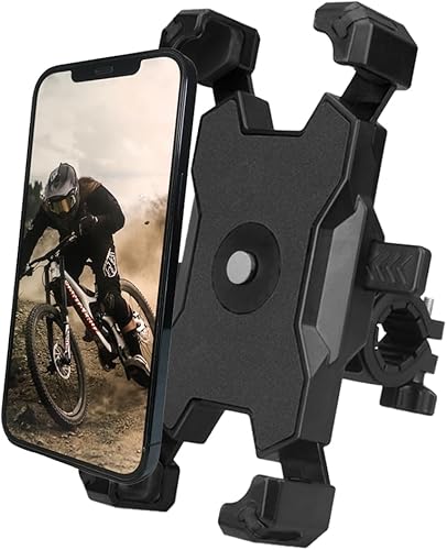 Soporte para teléfono de motocicleta para bicicleta, 1s bloqueo y liberación, soporte de teléfono para manillar de bicicleta, para scooter