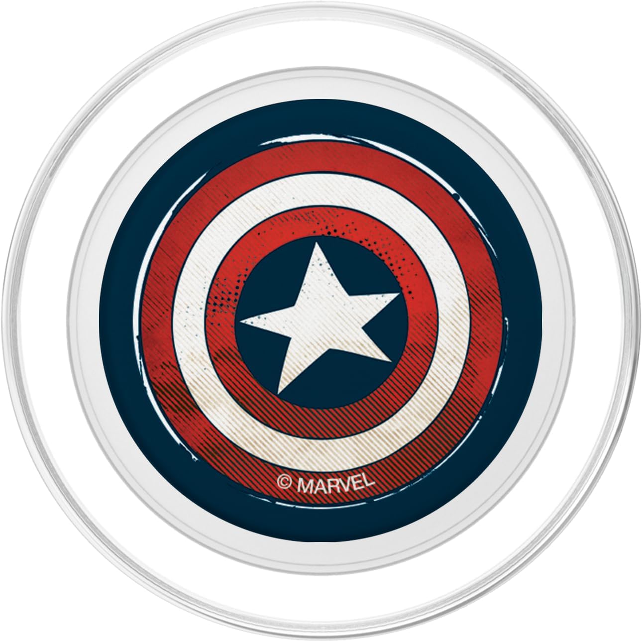 Marvel Captain America Shield Icon PopSockets PopGrip for MagSafe