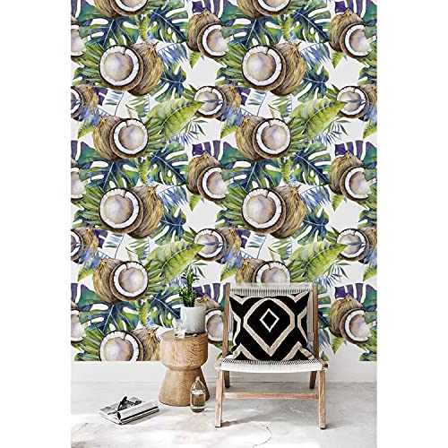Papier peint latex feuilles tropicales avec impression haute définition durable - 2