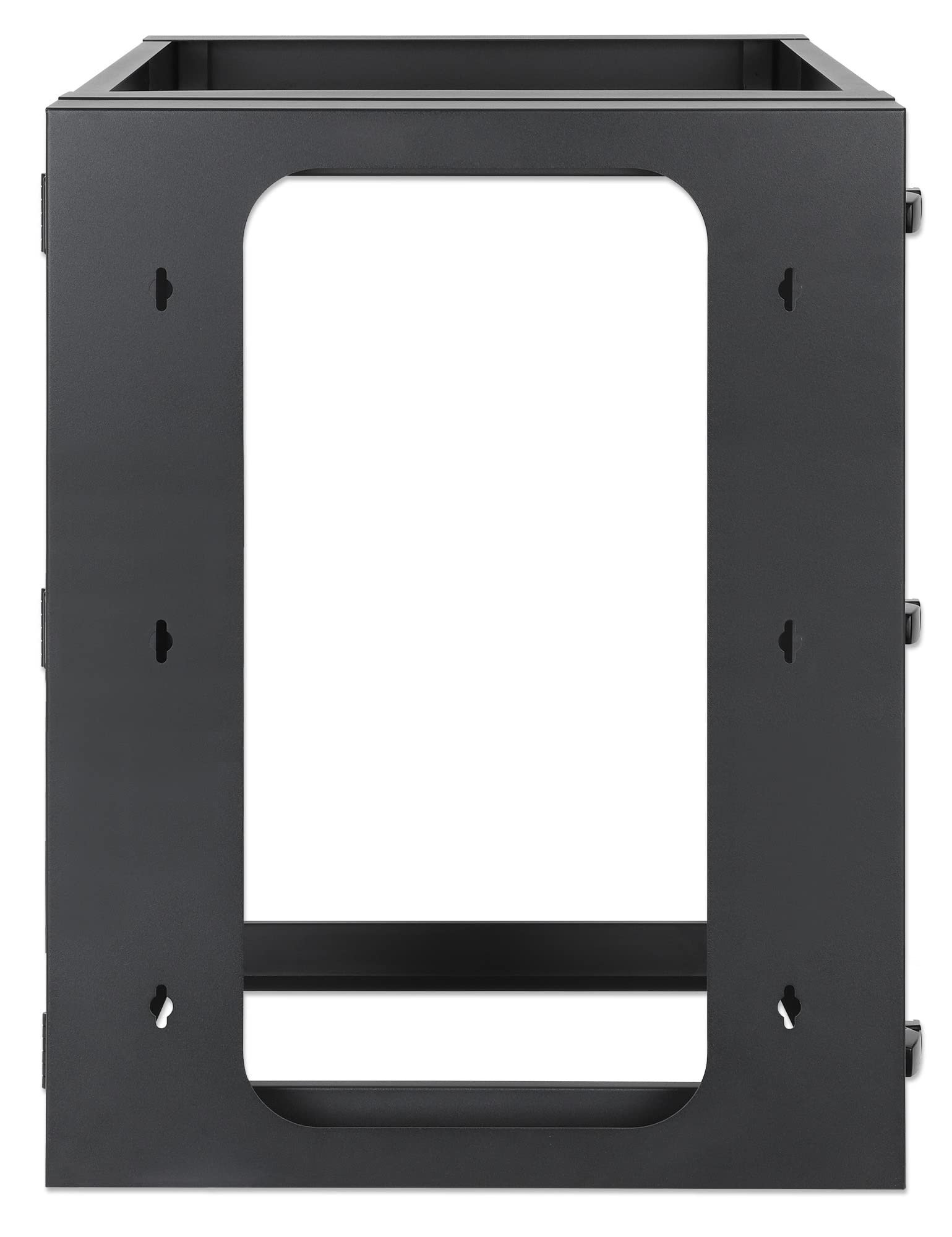 INTELLINET 716055 Armadio a Muro 19" Open Frame 4 Montanti 12U Nero