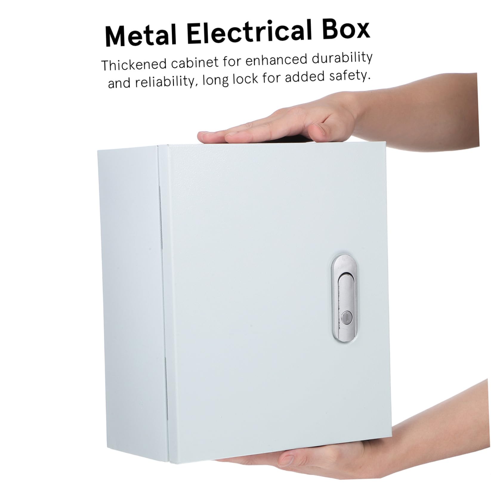 Wandmontierter Elektro Schaltschrank, 1 Stück, Ip30, Edelstahl, Weiß