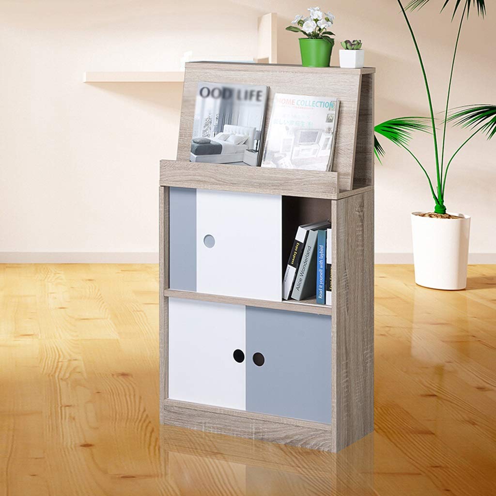 estanteria Unidad de almacenamiento de cubos de biblioteca de madera Biblioteca de visualización de oficina en casa Organizador, Estante de estantería de almacenamiento modular de usos múltiples Estan