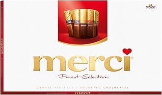 Merci Finest Milk & Dark Chocolate Variety Pack, Premium Selection, Gluten-Free, (Packaging may vary) 400 g (Pack of 1)