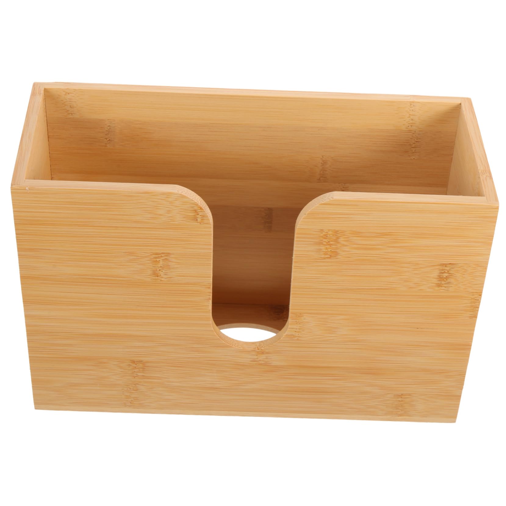 WOONEKY Paper Towel Holder Bathroom Napkin Holder Tray Paper Plate Holder Countertop Paper Holder Wall Mount Towel Rack Commercial Toilet Paper Holder Paper Towels Dispenser Wooden