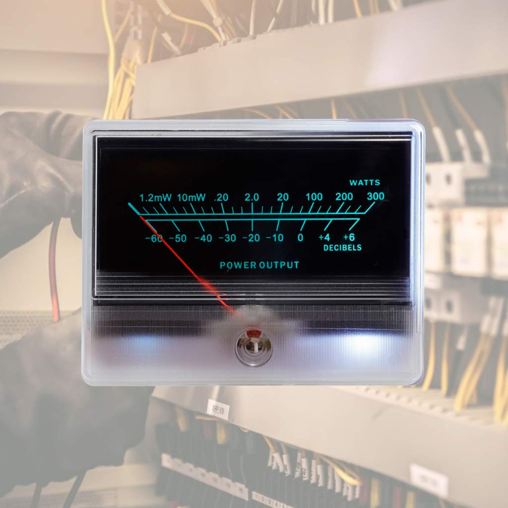 Amplifier Level VU Guage Meter Header With Light Bulbs Audio-Device Stereo Meter Header Bike High Accuracy Accessory VU Meter