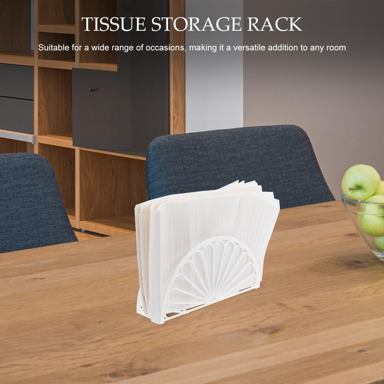 PRETYZOOM Napkin Holder Metal Tissue Stand 6-Pack Freestanding Napkin Rack for Kitchen Dining Table Paper Dispenser Modern Kitchen Accessory for Home Restaurant Cafe