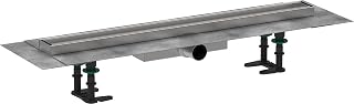 hansgrohe 56165000 RainDrain Compact Duschrinne 700 befliesbar für Flache Installation Komplettset