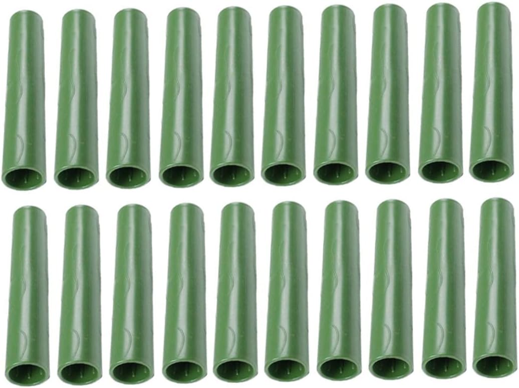 KUYYFDS Garden Plant Stake Connector 20mm Greenhouse Climbing Rattan Straight Tube Pipe Parts 20PCSPlant Stake Connector,Garden Plant Connector Pipes,Greenhouse Plant Supports Stakes,Gardening : Patio, Lawn & Garden
