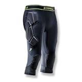 BodyShield 3/4 Goalkeeper Leggings 2, High-Impact Protection Sweat-Wicking, UV-Resistant Athletic Bottoms for Soccer
