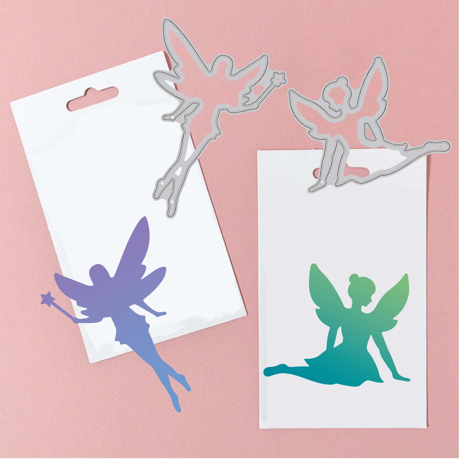 GLOBLELAND Fairy Peoples Cutting Dies Metal Fairy Tale Peoples Embossing Stencils Die Cuts for Paper Card Making Decoration DIY Scrapbooking Album Craft Decor - Image 3