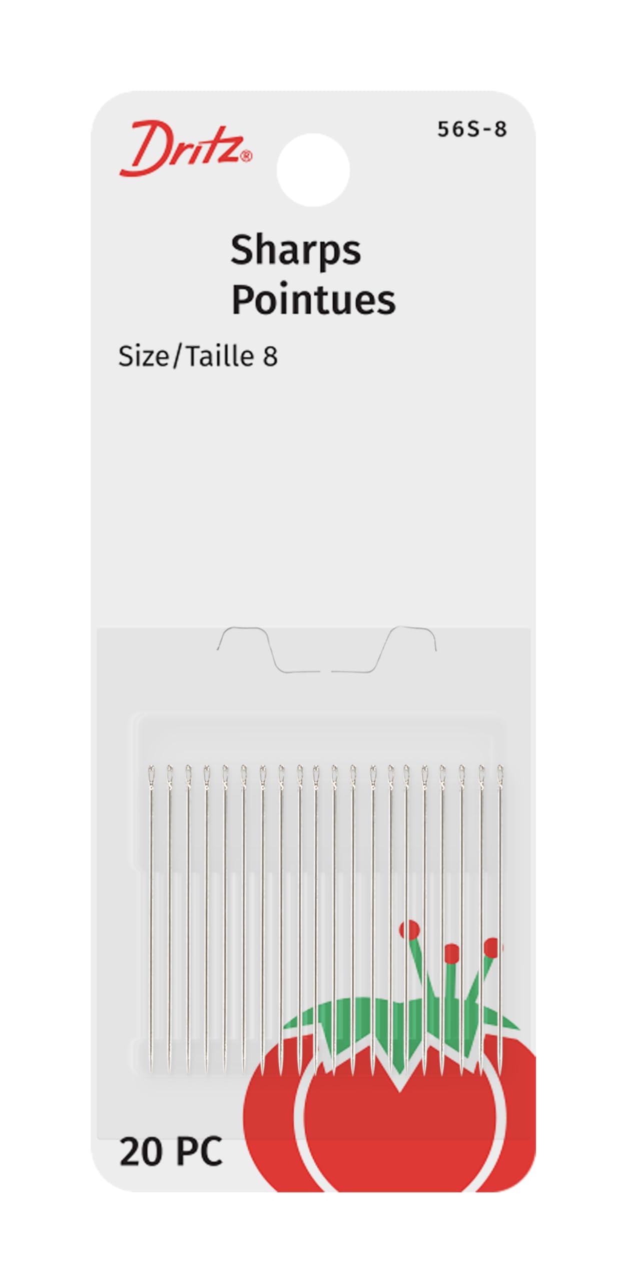 s*y様 Needles Amazon.com: Dritz 56S-8 Sharps Hand Needles, Size 8, Nickel (20-Count)