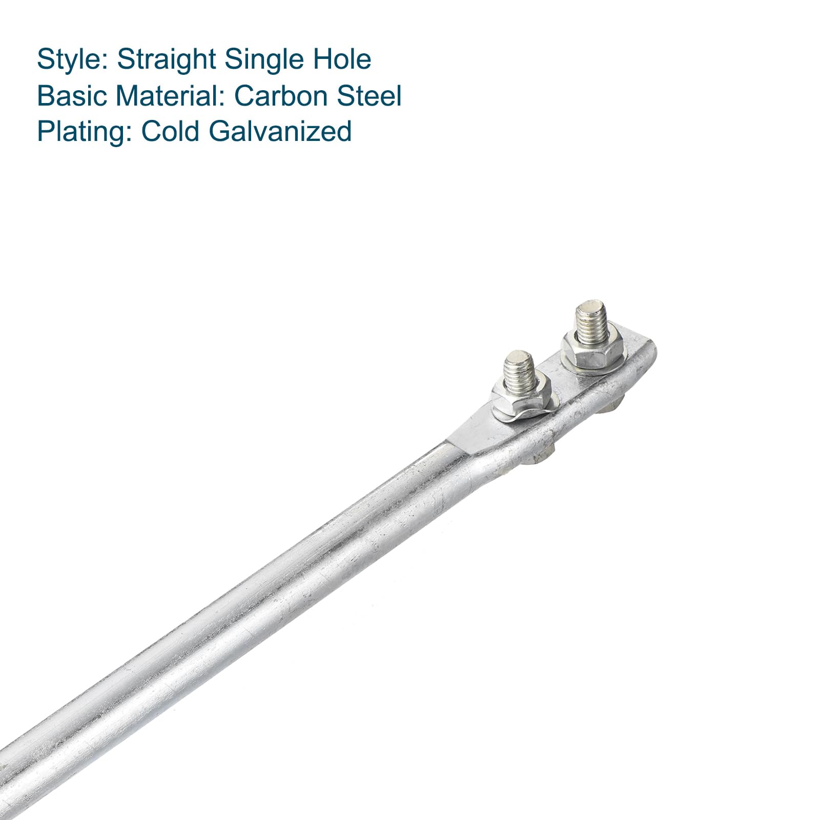 QUARKZMAN Palo Terra Caldo Zincato Messa a Terra 3.3ft 2pz