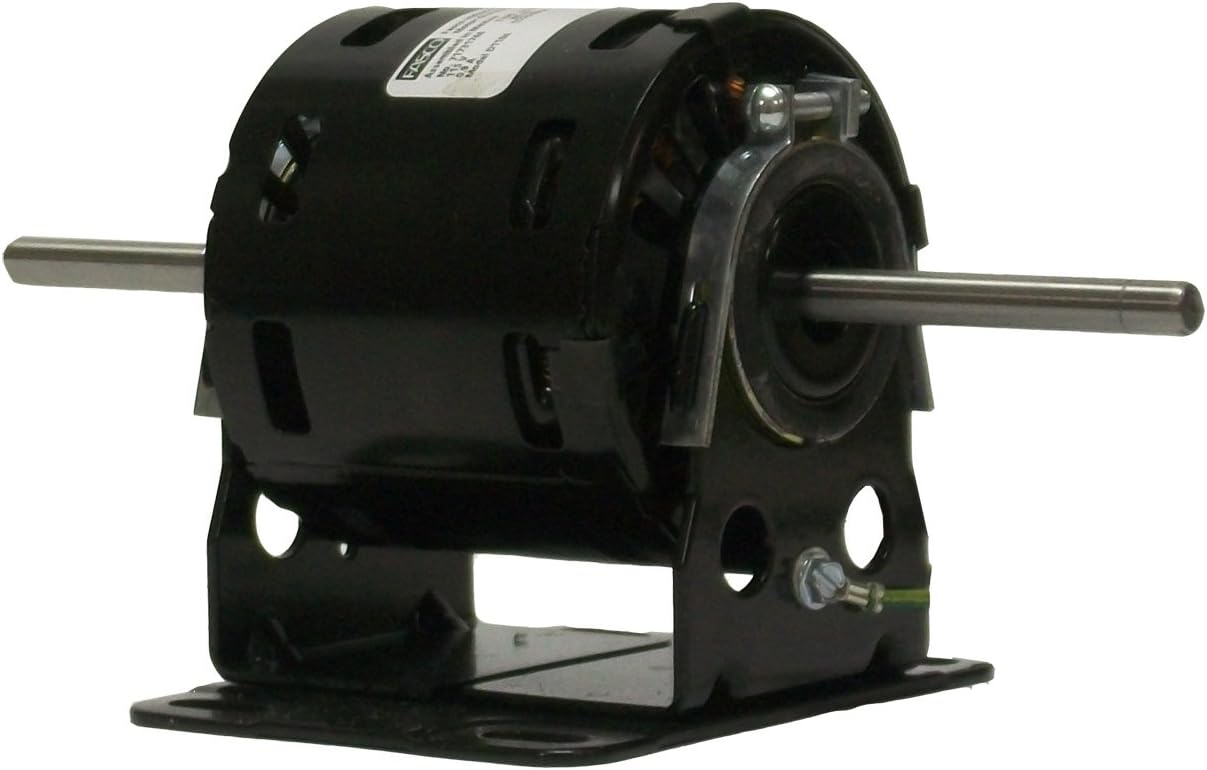 Fasco D1104 3.3-Inch Diameter Shaded Pole Motor, 1/50 HP, 115 Volts, 1550 RPM, 1 Speed, 0.9 Amps, DS Rotation, Sleeve Bearing
