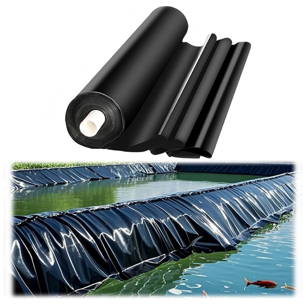 Revêtement de bassin en polyéthylène film imperméable 1x6 m pour étang extérieur et cascade