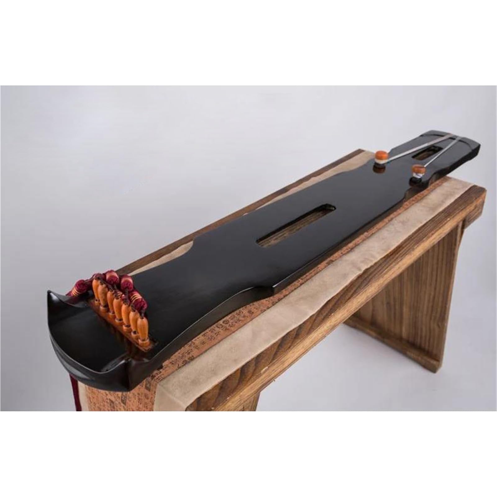 Amazon.co.jp: 古琴 7弦 桐材 黒 ブラウン ハンドメイド 初心者向け