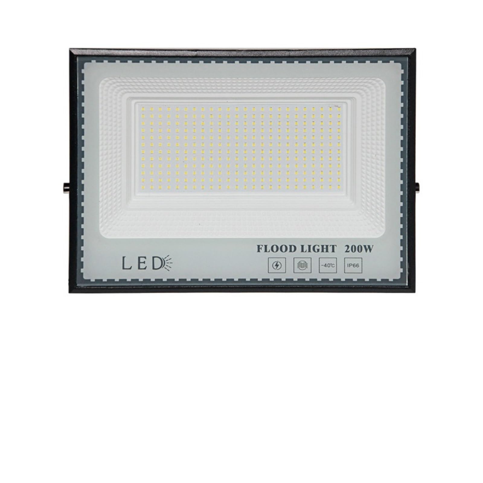 MKHJKIOII IP66 LED Floodlight 30W 50W 100W 150W 200W Waterproof Outdoor Projector Exterior Spotlight for Garden Street Garage Lighting(200W)