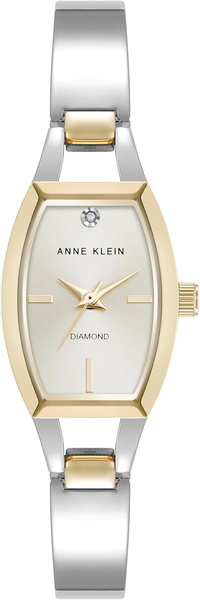 Reloj de pulsera con esfera de diamantes auténticos para mujer
