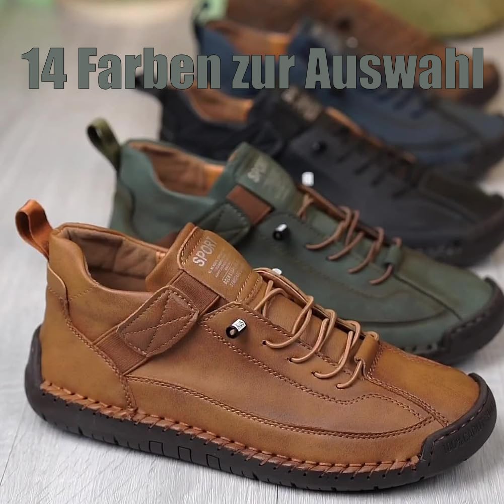 Baskets orthopédiques confortables et indolores, fabriquées à la main, en cuir, bottines orthopédiques, confortables, soutien de la voûte plantaire, douces, légèreté