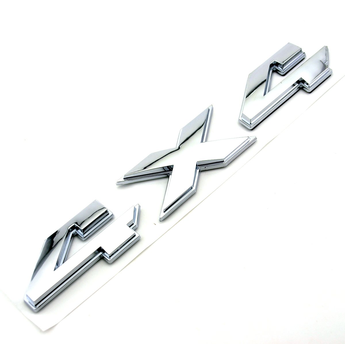 4x4 Emblem Plastic Chrome 21 x 3.2 cm