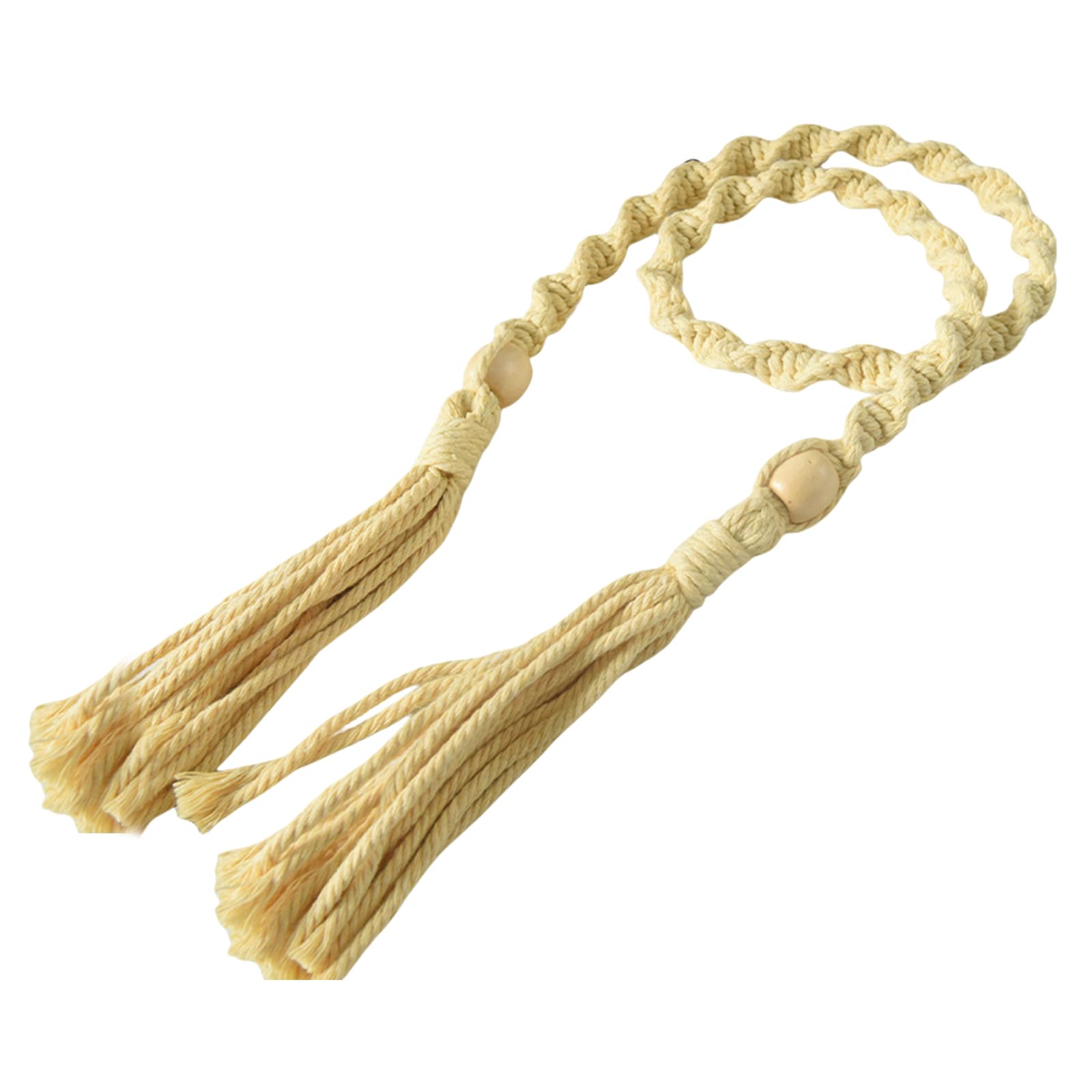 Tsophreniq Curtain Ties Tassels Drapery Tiebacks, 4Piece Set, Natural Cotton Rope for Home and Nursery Decoration Ties