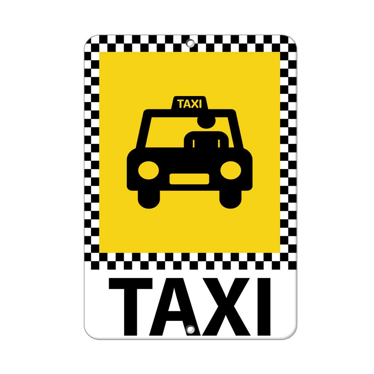 Taxi Parking Sign Vinyl Sticker Decal 8"
