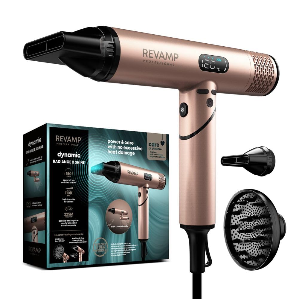 REVAMP Dynamic Radiance X Shine Asciugacapelli Portatile - Digitale