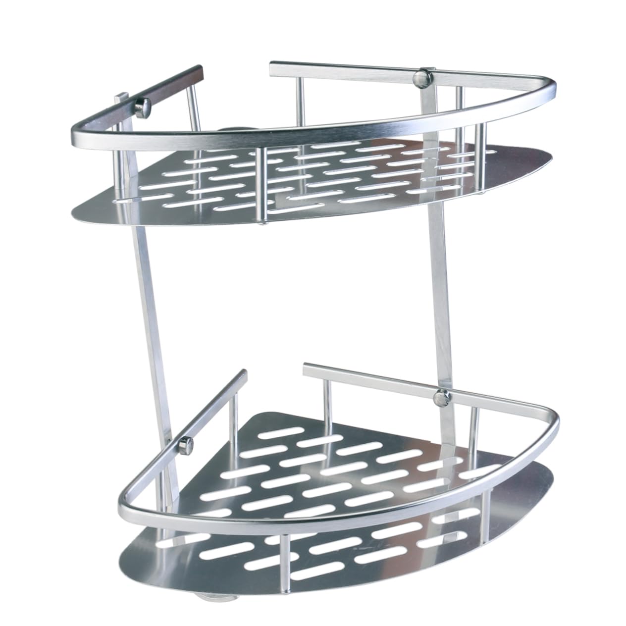 Uonlytech Bathroom Storage Shelves Aluminum Shower Caddy Corner Shelf for Shower