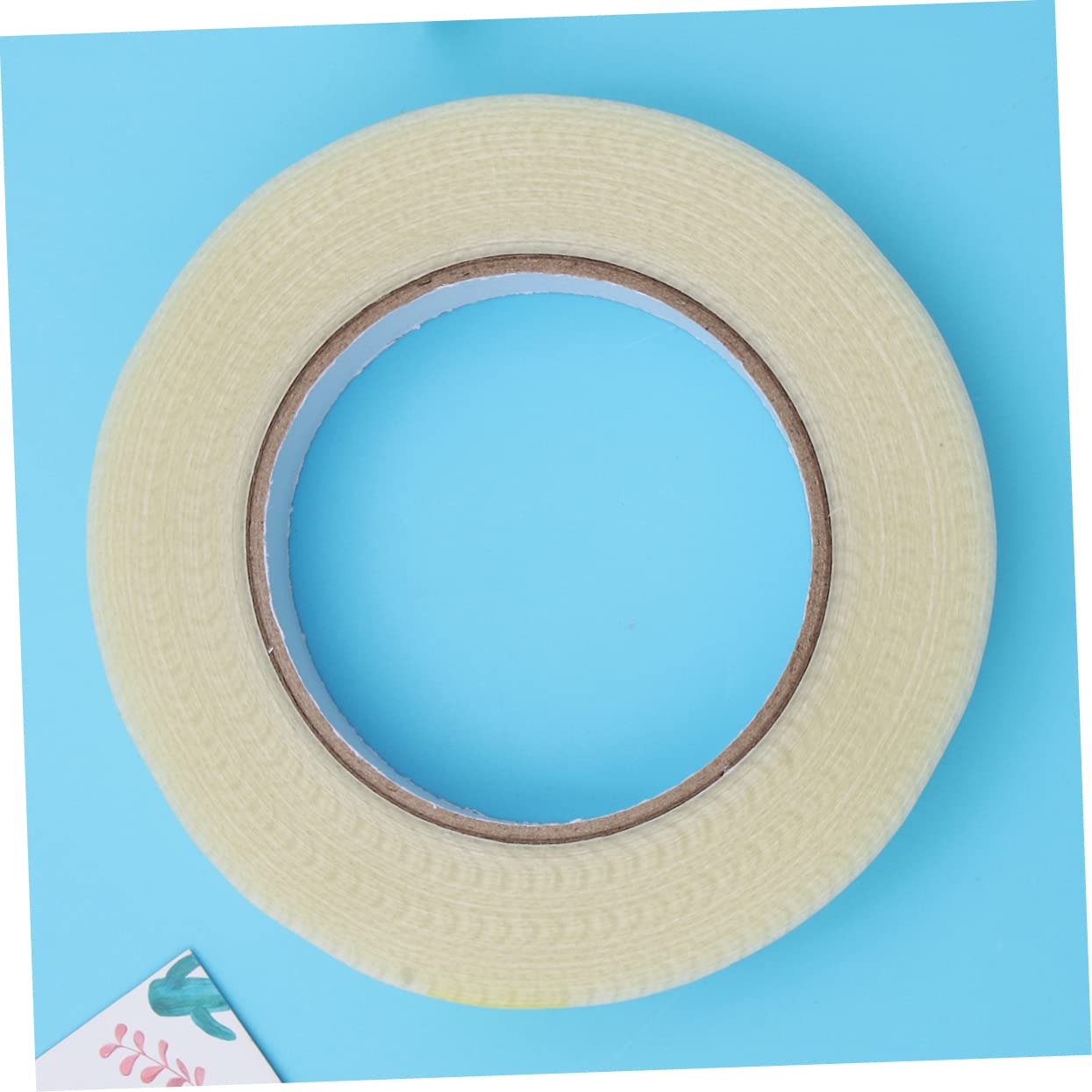 MUCKLILY Dhesive Tape Fiber Mesh Tape Strong Moisture-Resistant Single Side for Packaging