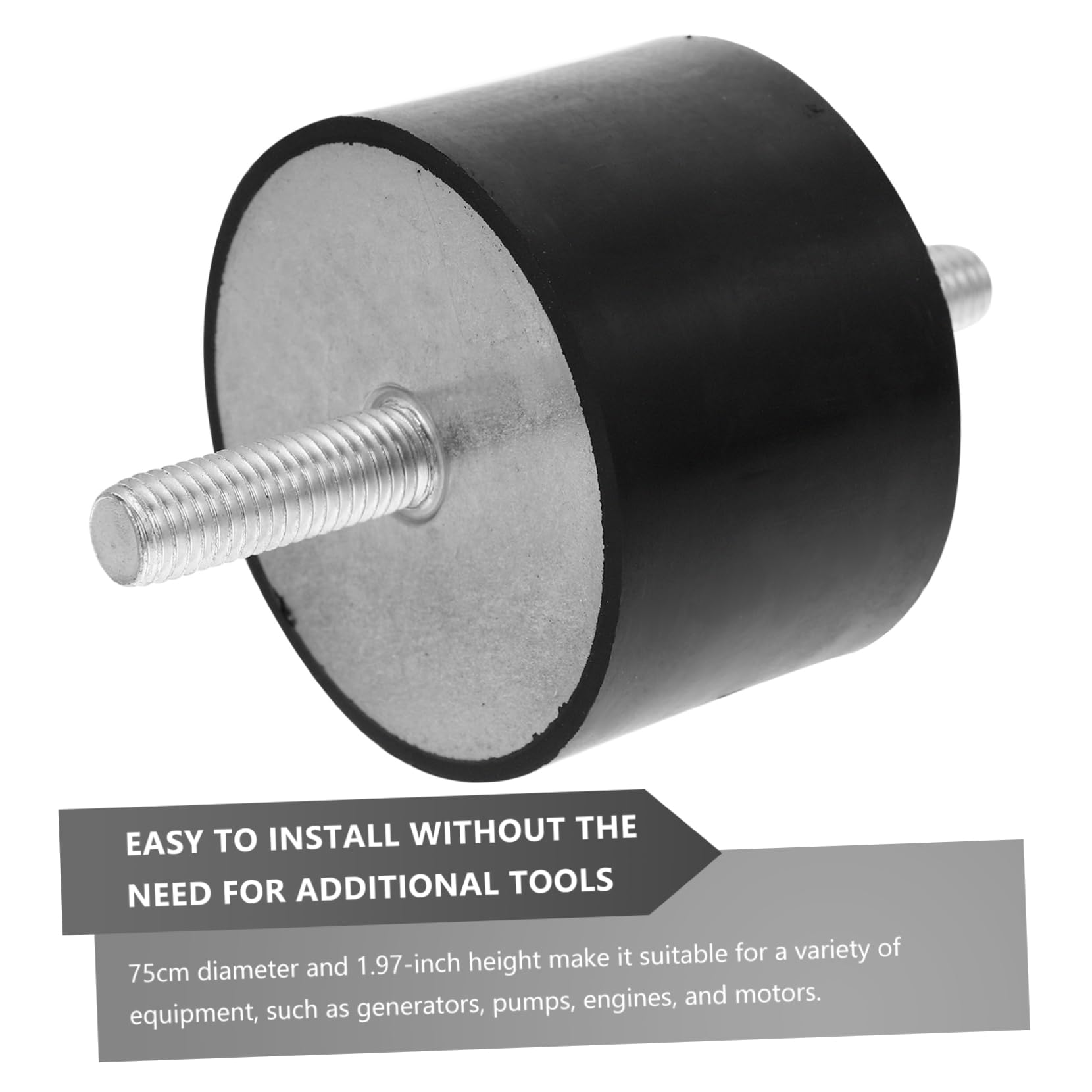Ciieeo Studs Mount for Air Compressor 75cm Diameter Vibration Isolator Anti-vibration Bushings
