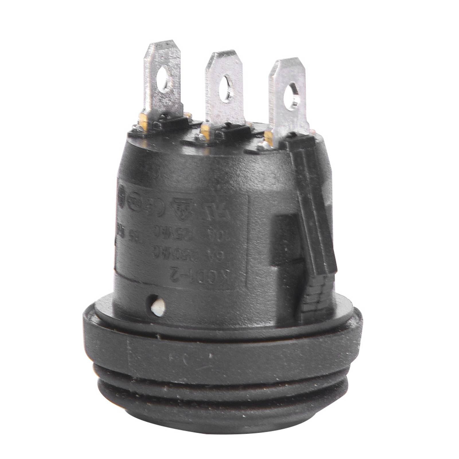 Ronde tuimelschakelaar, 6-pin 250 V 6A, AAN-UIT-AAN, rode wip zonder verlichting