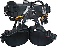 SOB Half Body Climbing Harness for Arborists & Tree Climbers - Thickened Waist, ANSI Certified 23KN Strength, Adjustable Safety Belt