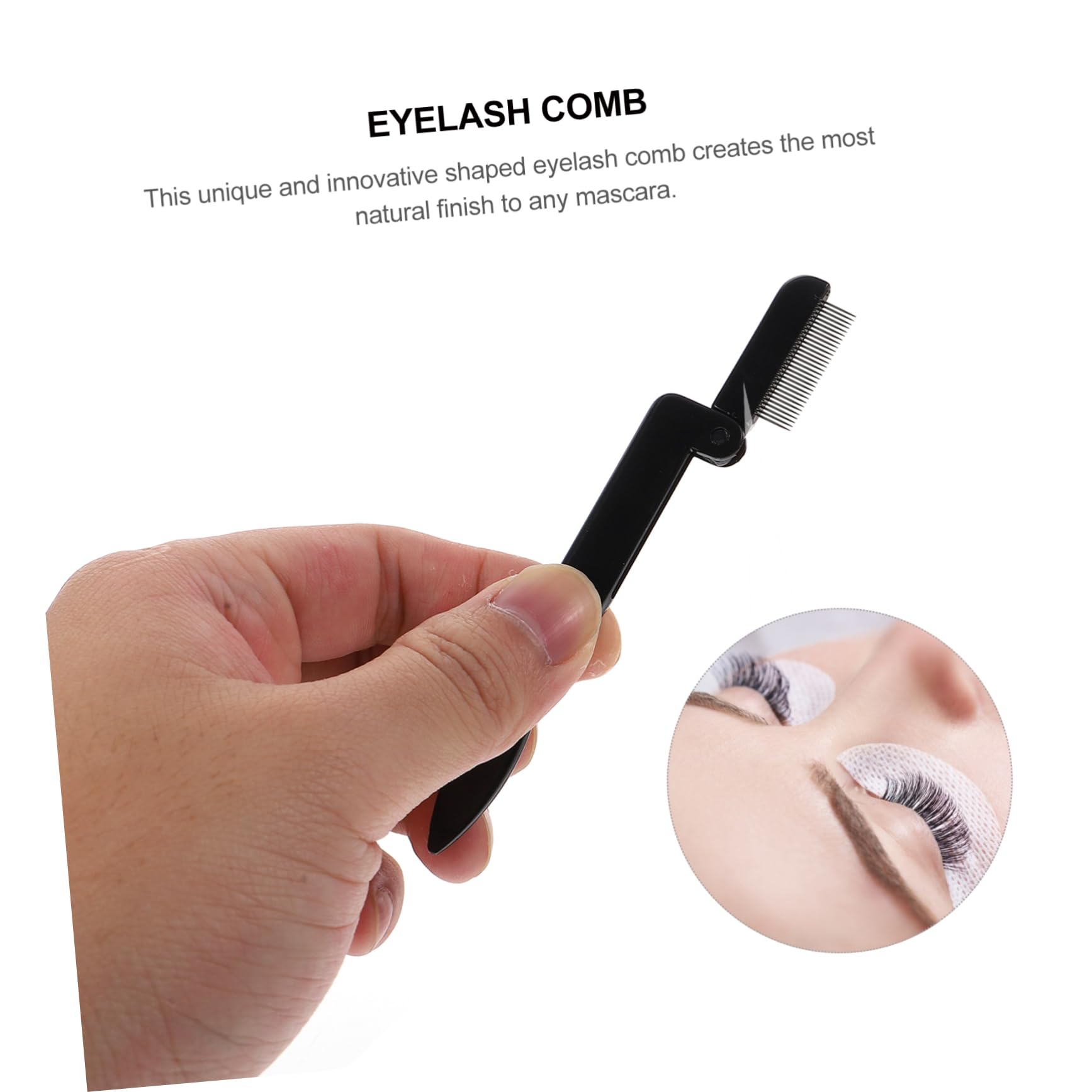 DOITOOL 9stücke Mini Augenbrauenkamm Wimpernbürste Für Präzises Make-up Und Tragbar Für Augenbrauen Und Wimpernpflege Schwarz