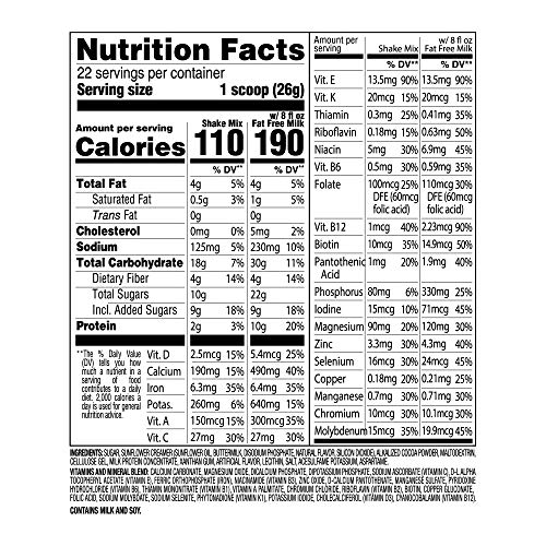 SlimFast Original Chocolate Shake Mix - Image 6