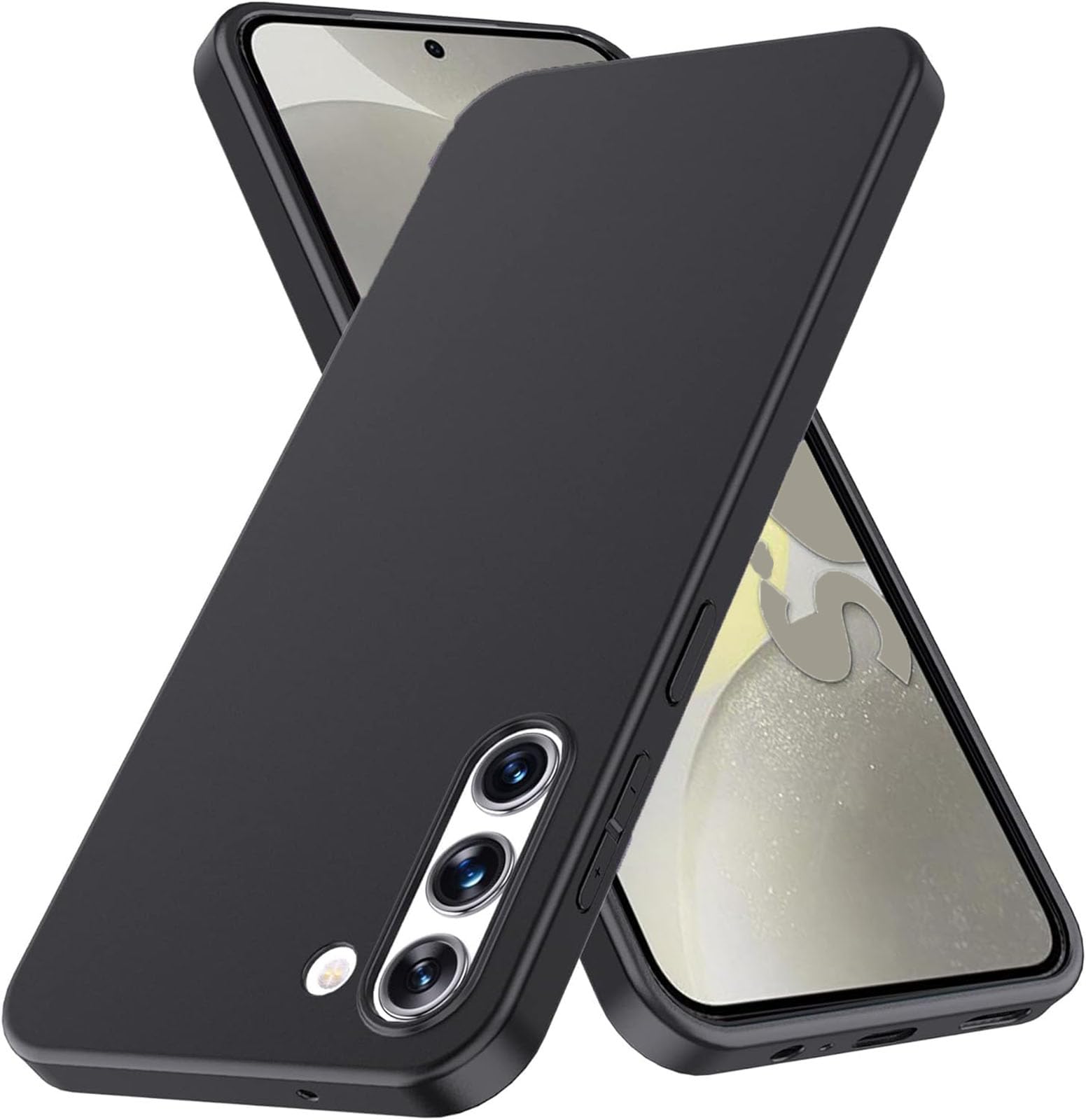 CooToly Phone Case Cover for Samsung Galaxy S24 5G Black 6.2 Inch