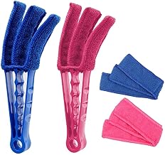 Blind Cleaner, 2 Pieces Duster Dust Catcher and Cleaning Blinds Automotive Air Conditioner Clean