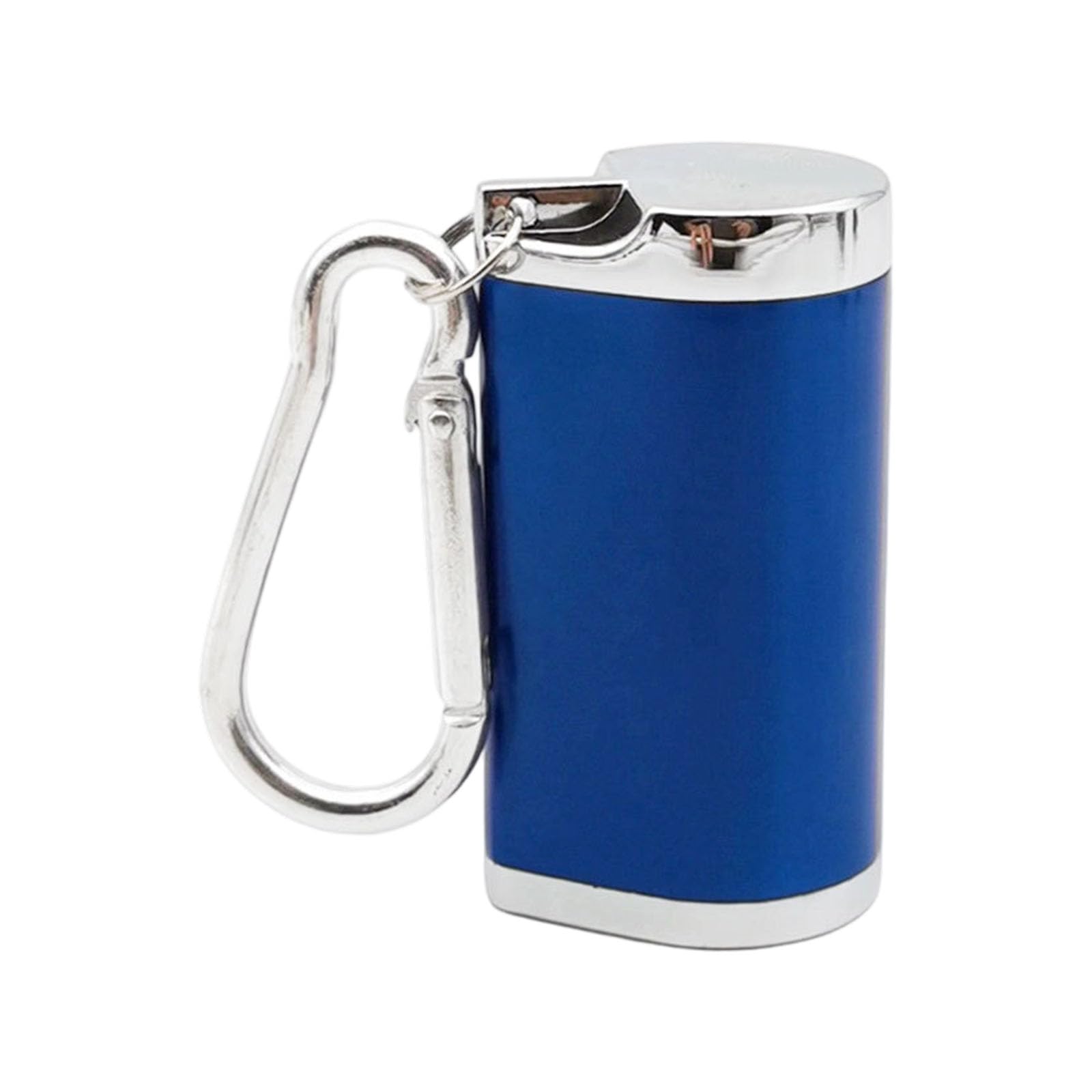 Aluminum Alloy Small Ashtray Portable Sealed Holder Prevents Ashing Scattering for Commuting and Outdoor Activity Use Pocket Ashtray