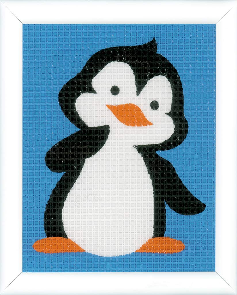 Vervaco Long Stitch Kit: Penguin, Other, NA, 12.5 x 16cm