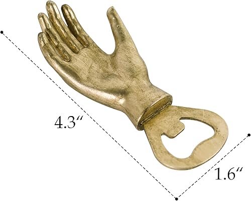 Miniatura 5 de Abridor de botellas de cerveza con forma de mano vintage, apertura de botellas funcional, día del padre, Navidad, regalo de cumpleaños para hombres,