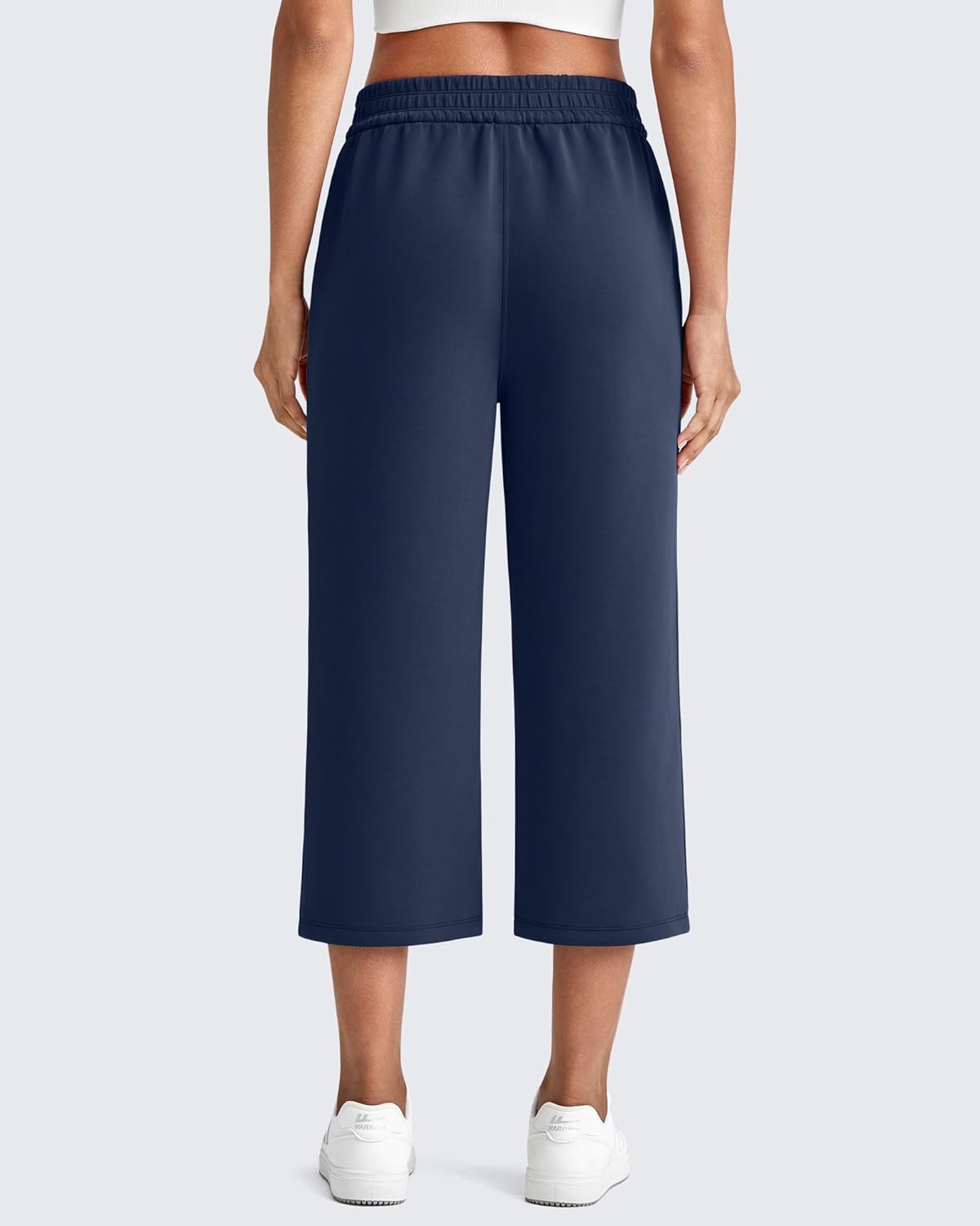 G4Free Smoofit Capri Pants for Women Wide Leg Yoga Pants High Waist Summer Travel Casual Pants with Pockets - Image 6